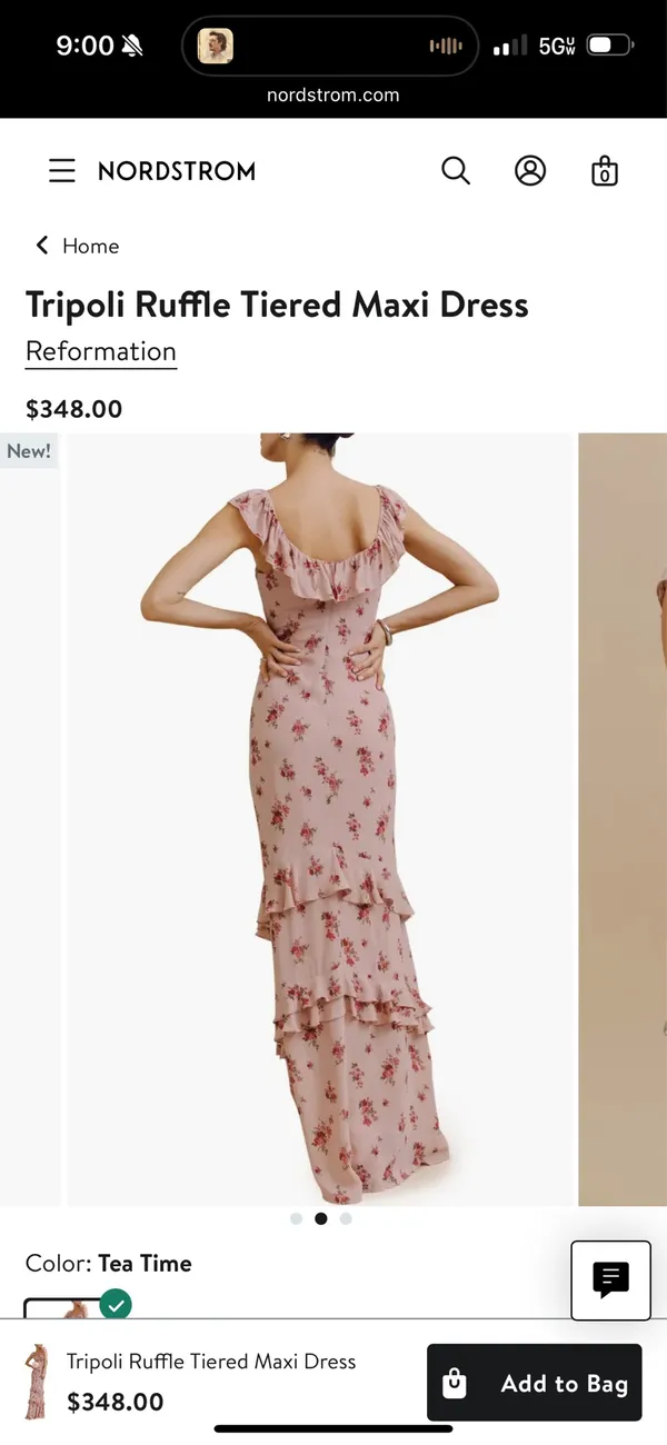 Reformation Tripoli Dress - Image 4