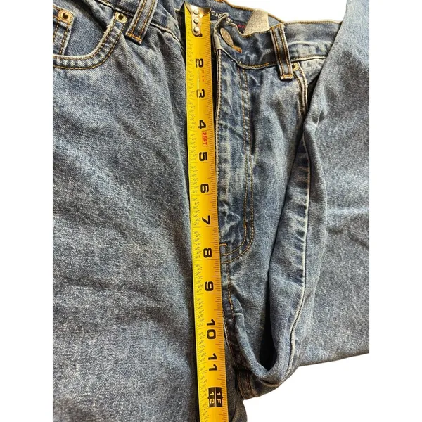 VTG Bill Blass High Rise Mom Cropped 90s Jeans 8 - Image 9