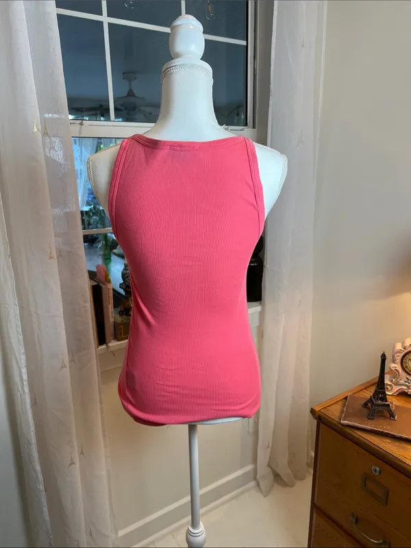 Ralph Lauren Coral Pink Tank Top size medium. - Image 5