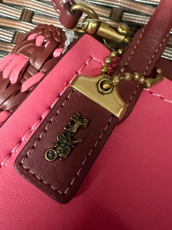 coach Troupe Tote 16 With Weaving style 619 - Image 5
