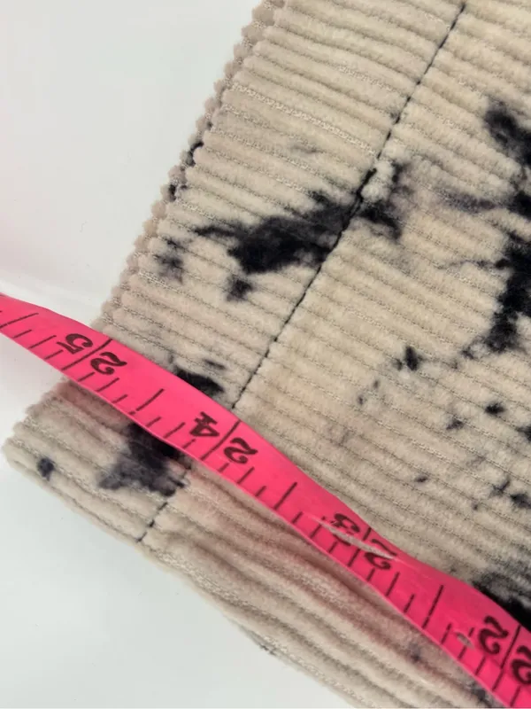 Natural Life Corduroy Wide Leg‎ Pants Medium Black Tie Dye - Image 8
