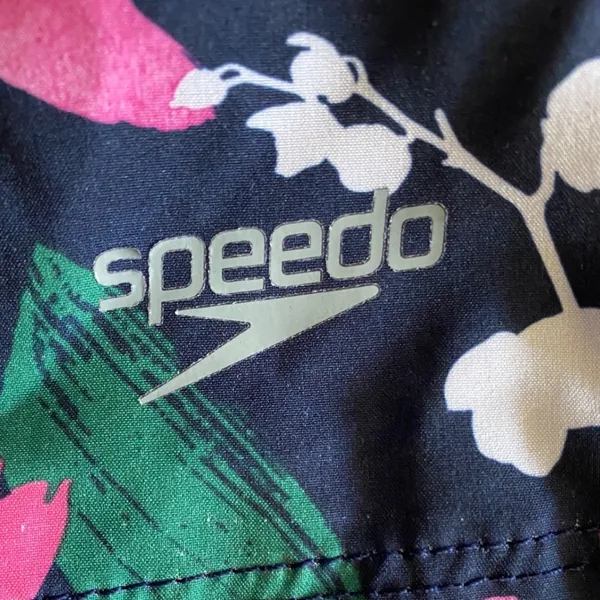 Speedo Womens Tropical Floral Swim Skort Navy Pink Small 800275901028‎ - Image 6