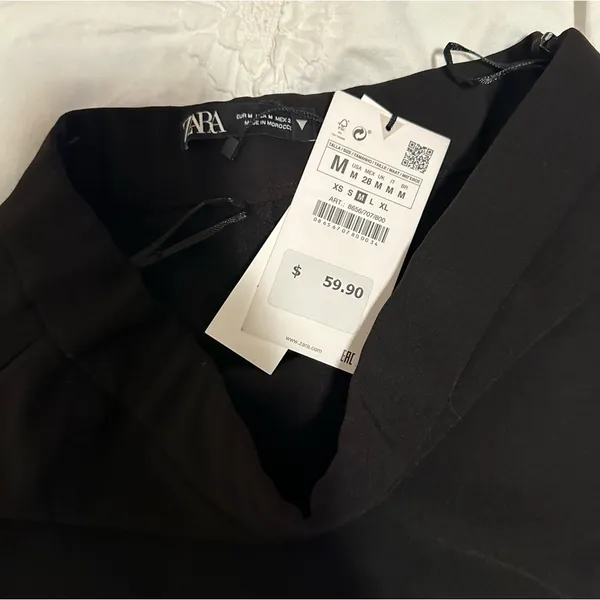 Zara NWT Rhinestone Skirt with Cutouts - Image 3