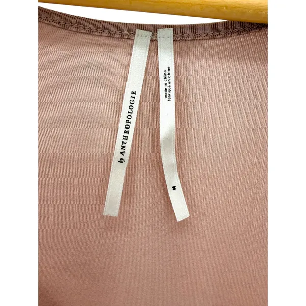 By Anthropologie The‎ Gemini Maxi Dress Sleeveless Tank Mauve Pink M OB1773405 - Image 4