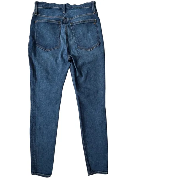 Madewell 10in High Rise Skinny Jeans Womens 28 Dark Indigo Denim Indie Sleaze - Image 11