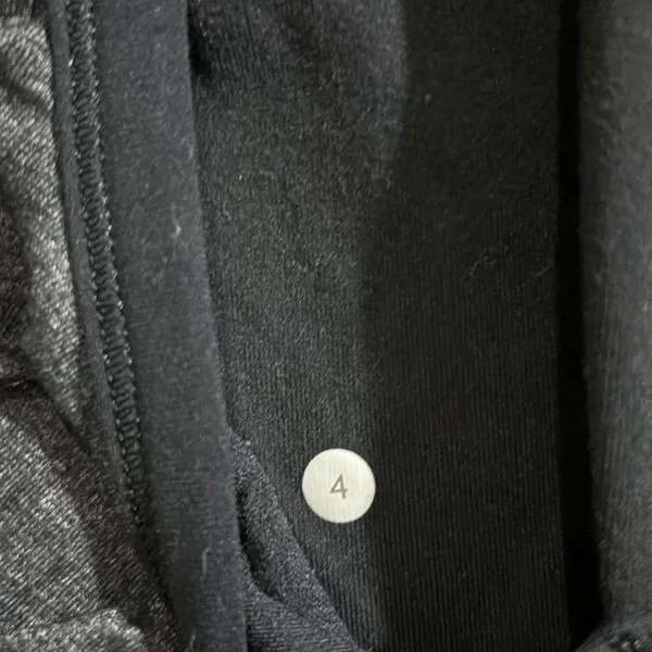 Lululemon Pure Balance Full Zip Jacket Black Grey Size 4 - Image 5