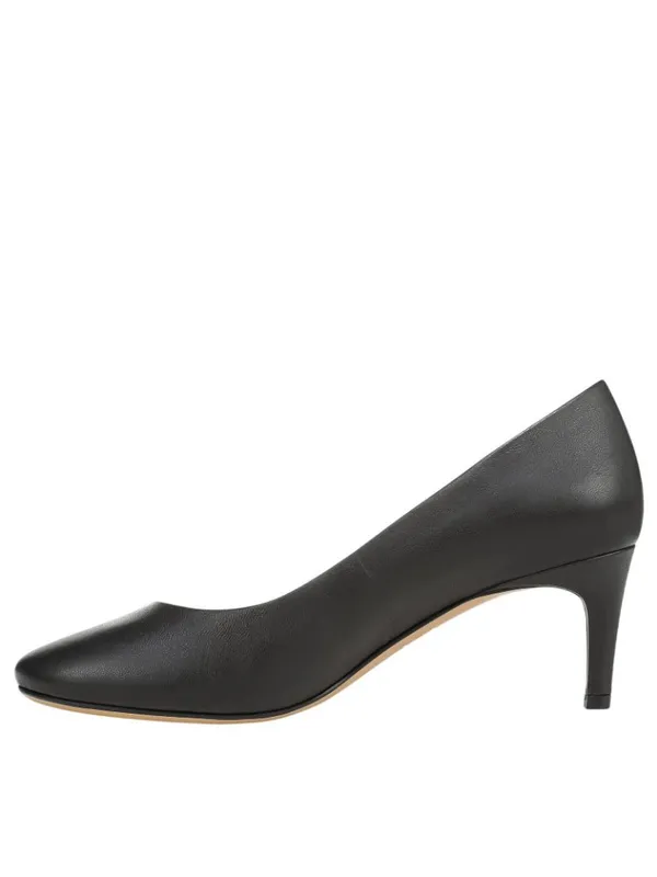 NWT Franco Sarto Womens Kamari Pump Low Heel J8421L1 Black Leather 7.5M - Image 9