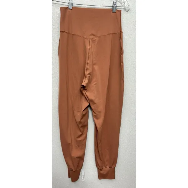 Offline By Aerie Real Me Jogger Medium Terracotta Pocket High Rise Fold Over - Image 3