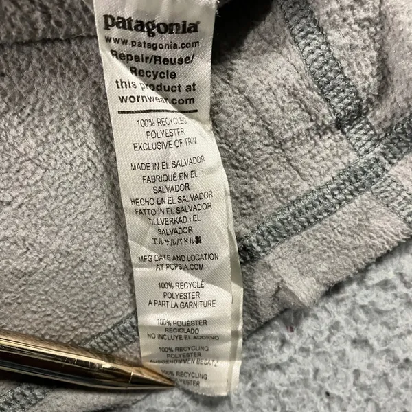 Patagonia Micro D Fleece Quarter Zip Women S Grey 26278FA21 Pullover Outdoor‎ - Image 10