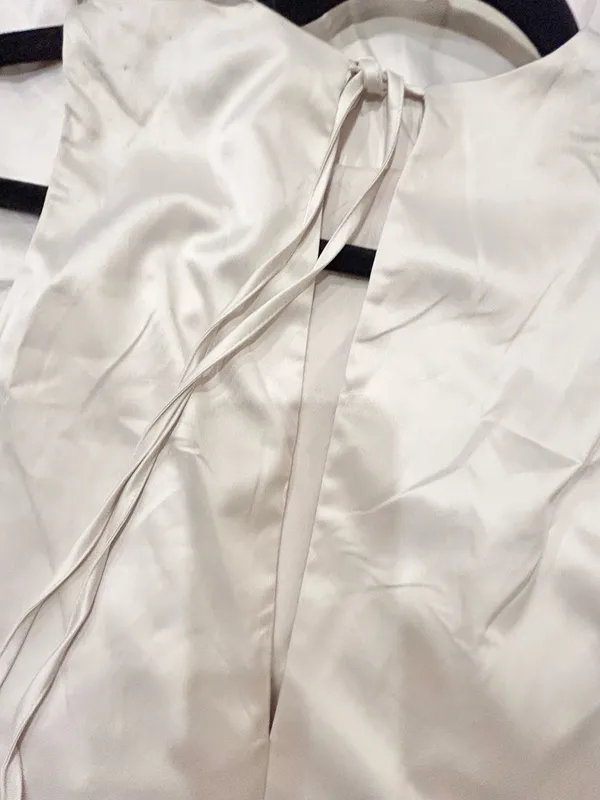 Sold Out Vira L Zara Asymmetrical Satin Effect Midi Dress Nwt S - Image 14