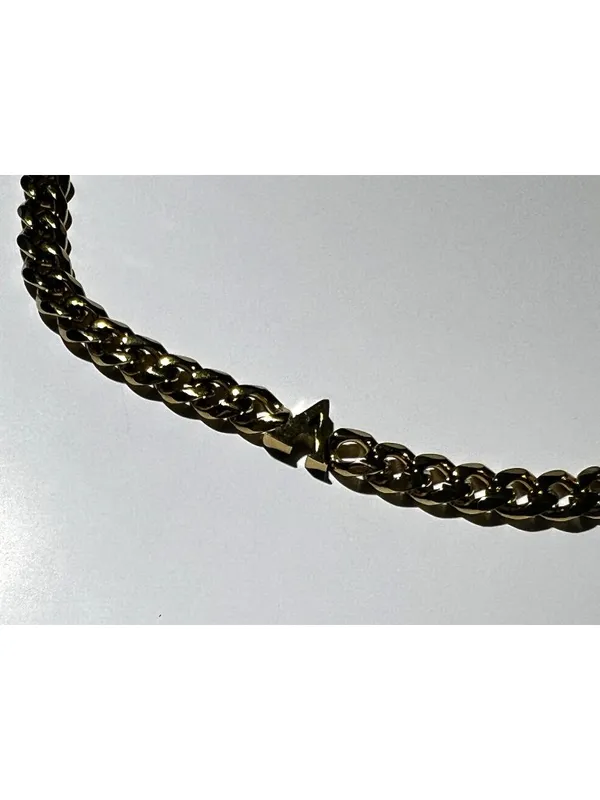 Altar’d State A Gold Tone Stainless Steel Choker Necklace NWT - Image 2