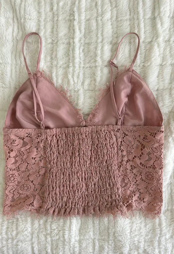 lace tank top Pink - Image 2