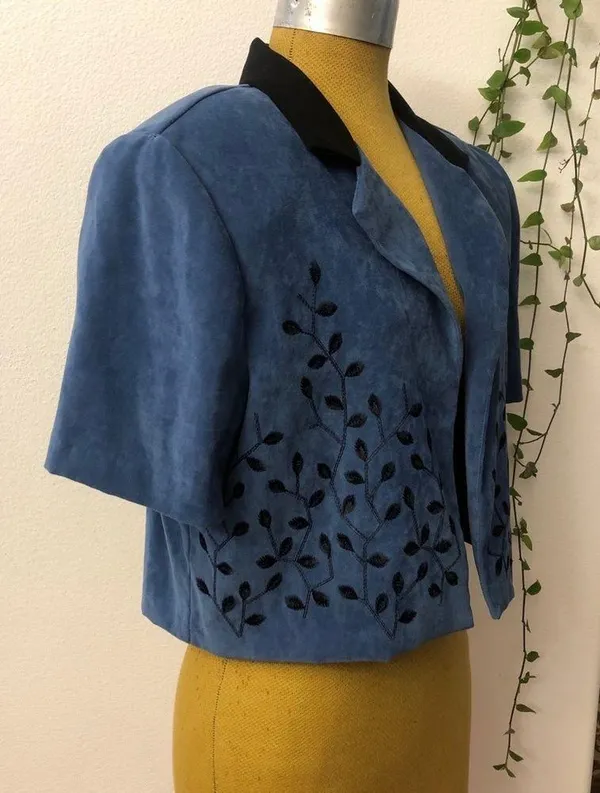 Alfred dunner women's jacket with embroidery - Image 2