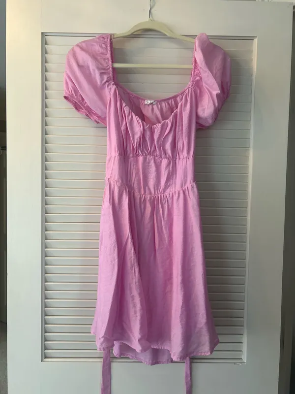 Blu Pepper Pink Baby Doll Mini Dress - Image 3
