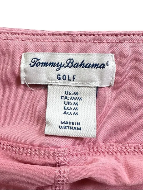 Tommy Bahama Golf Skort Pink Ruffle Hem Hidden Pocket Mini Skirt Medium - Image 4