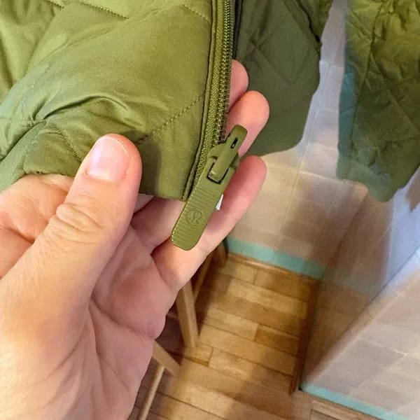Lululemon Warm Two Ways Bomber Jacket - Green - Image 4