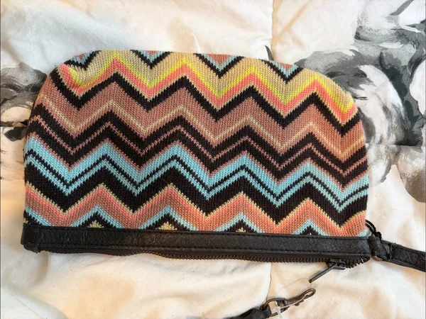 Missoni for 🎯Knit Pouch Multicolor Zigzag Wristlet Pouch - Image 8