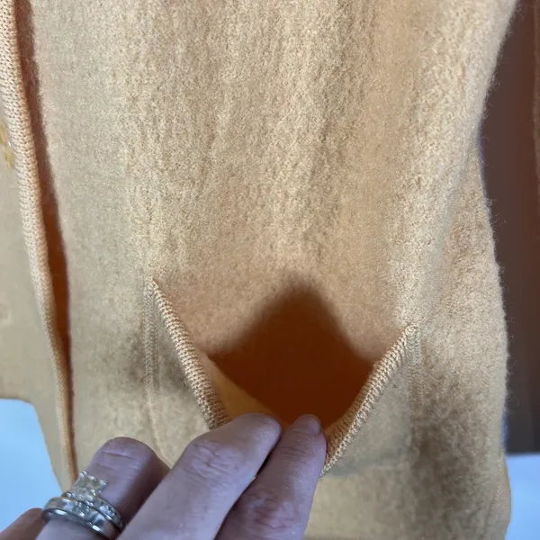 Appleseed's Womens‎ Boiled 100% Wool Jacket Women' Size Small Orange Classic - Image 6