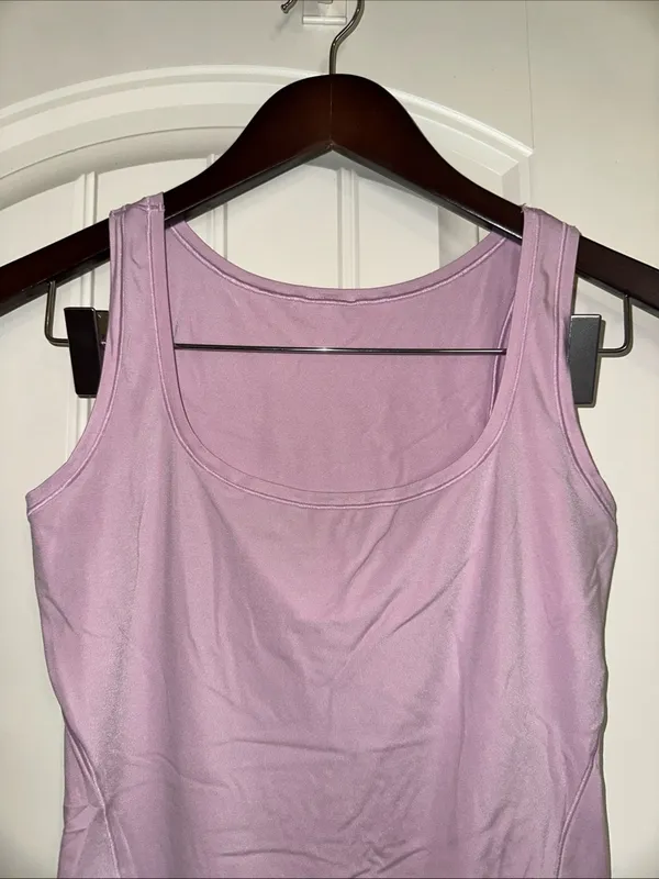 Lululemon Wundermost Ultra-Soft Nulu Square Neck Sleeveless Bodysuit M - Image 2