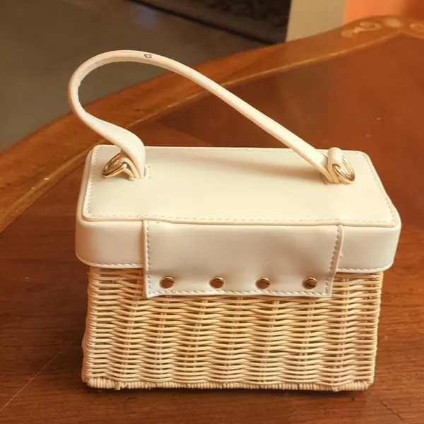 Zara Weaved Mini Bag - Image 9