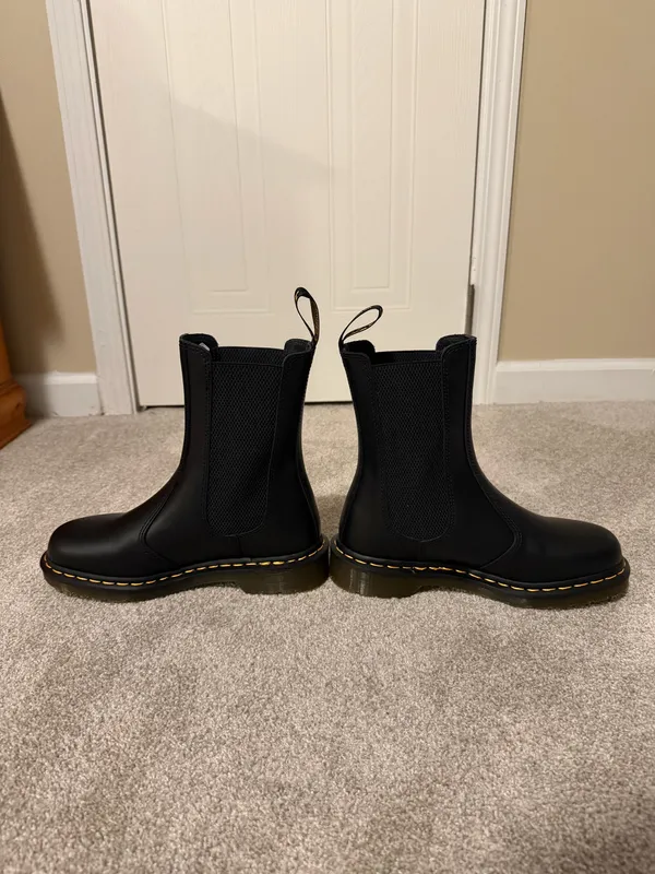 Dr Martens Black Leather Chelsea Boots - Image 8