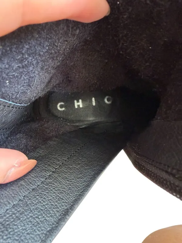 CHIO Womens Black Leather Ankle Boots Size 36 / 6 - Image 5