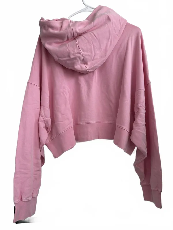 Gap French Terry Oversized Crop Hoodie May Pink NWT XL - Image 3