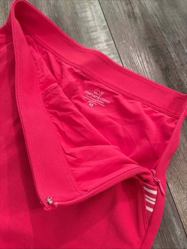 Vineyard Vines Women’s Hot Pink Athletic Lined Performance Skirt size XS - Image 3
