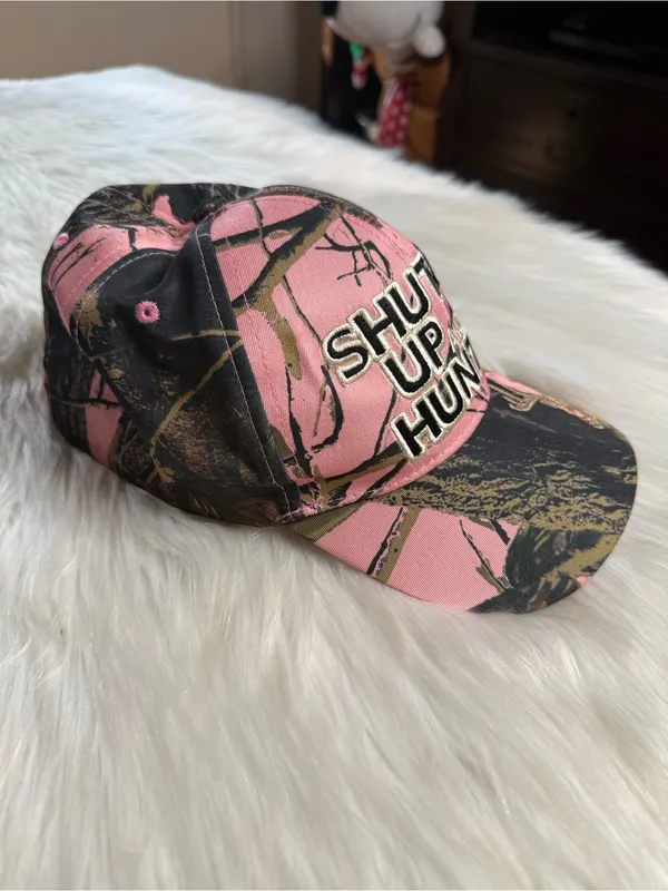 Pink Camouflage Ladies Hunting Hat - Image 2