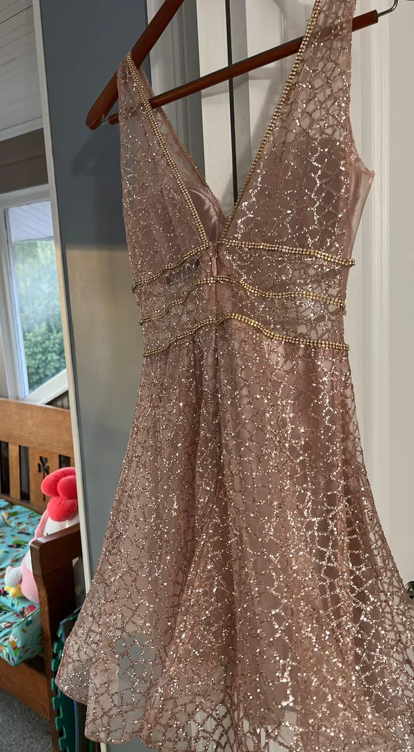 Akira Sparkly Dress - Image 4