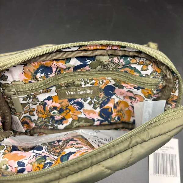 NWT Vera Bradley Women's Essential Mini Belt Bag Ultralight Quilted Sage‎ Green - Image 4