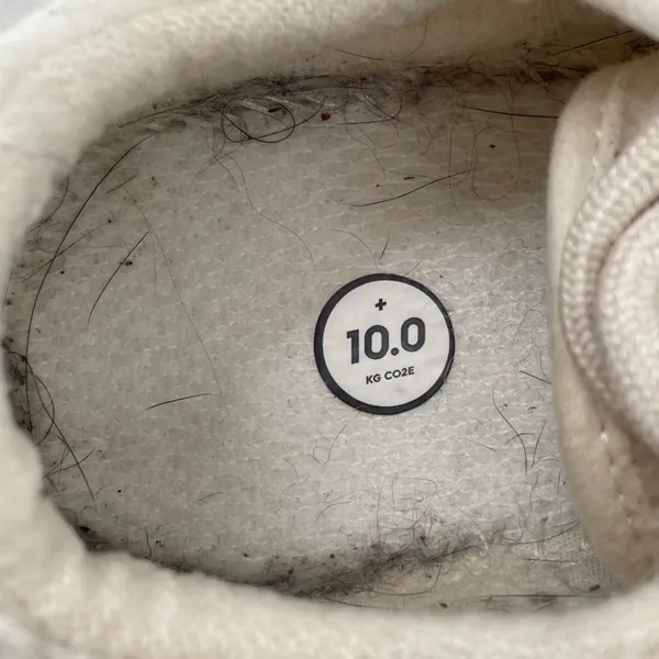 Allbirds Wool Sneakers Runner Fluffs White Merino Wool Athletic Shoes US Size 9 - Image 10