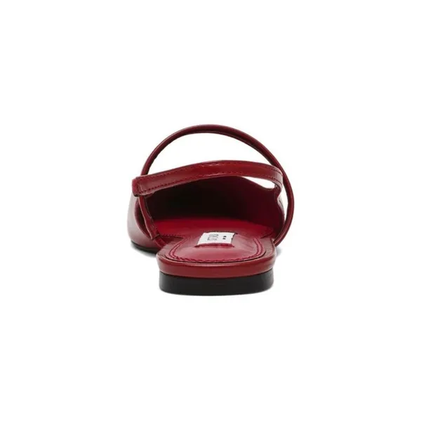 STEVEN by Steve Madden Deep Red‎ Mallory Flat Size 8.5 - Image 3