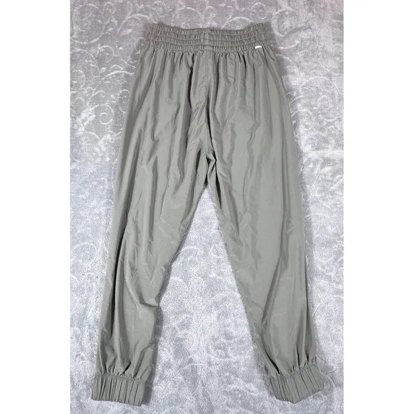 Vuori Women Small Villa Jogger Pants Army Green Stretch Sporty Silky Soft - Image 6