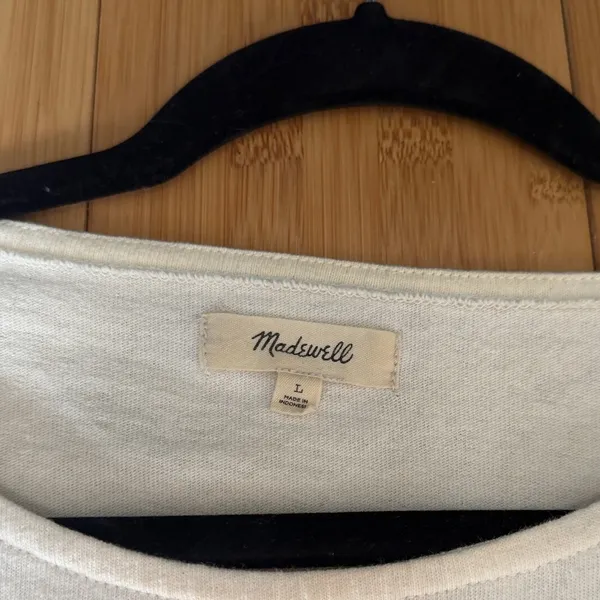 Madewell Off White Short Sleeve Tee - Image 2