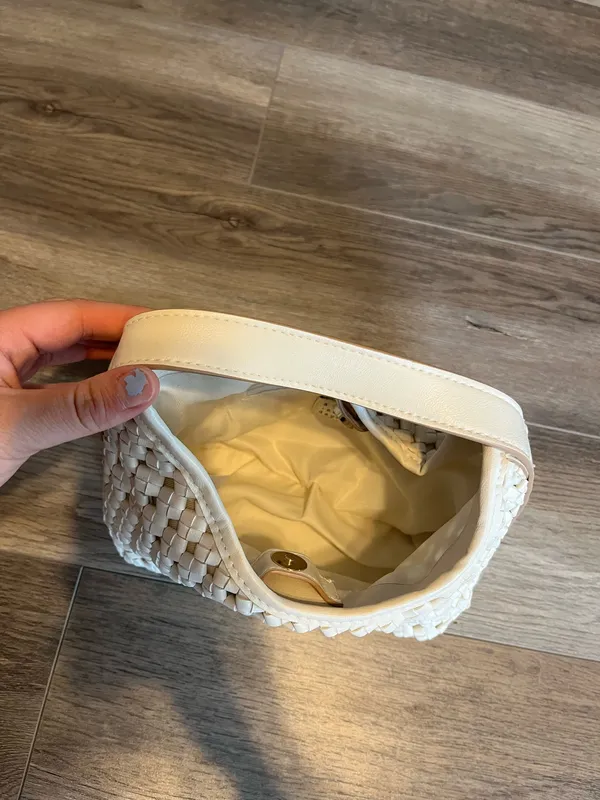 A New Day Mini Slouchy Handbag Basket Weave Pattern - Image 6