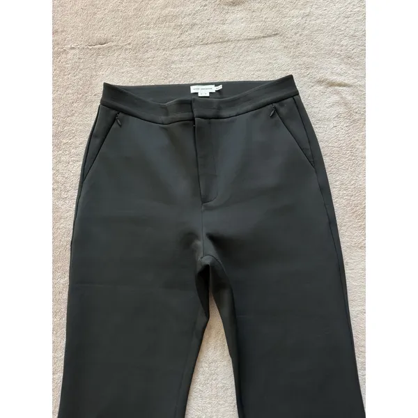 Good American Women'sS cuba Boss Straight Trouser Black Pants Stretchy Sz 12 - Image 2
