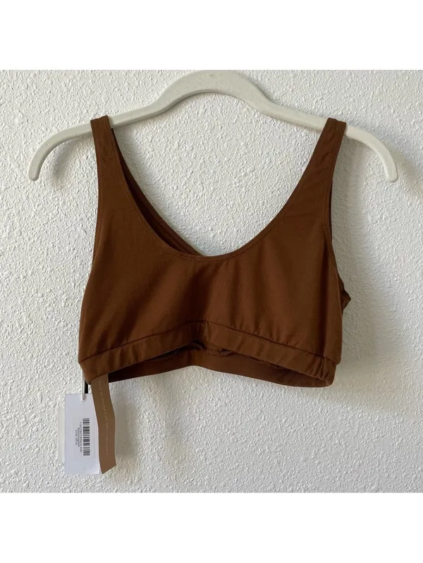 Reformation Proclaim Everyday Bralette Ella Nude Size L (D-DDD Cup) Minimalist - Image 2