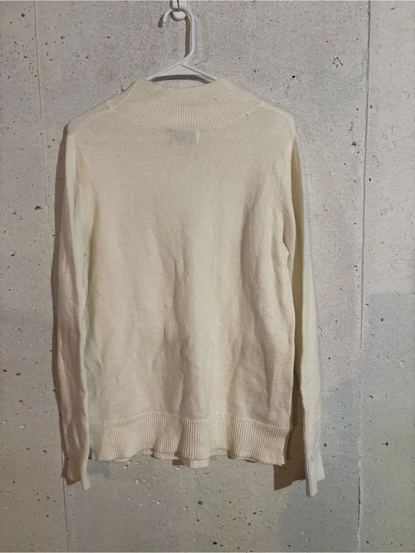 Old Navy Mock Neck Pointelle Sweater | Size: Medium - Image 3