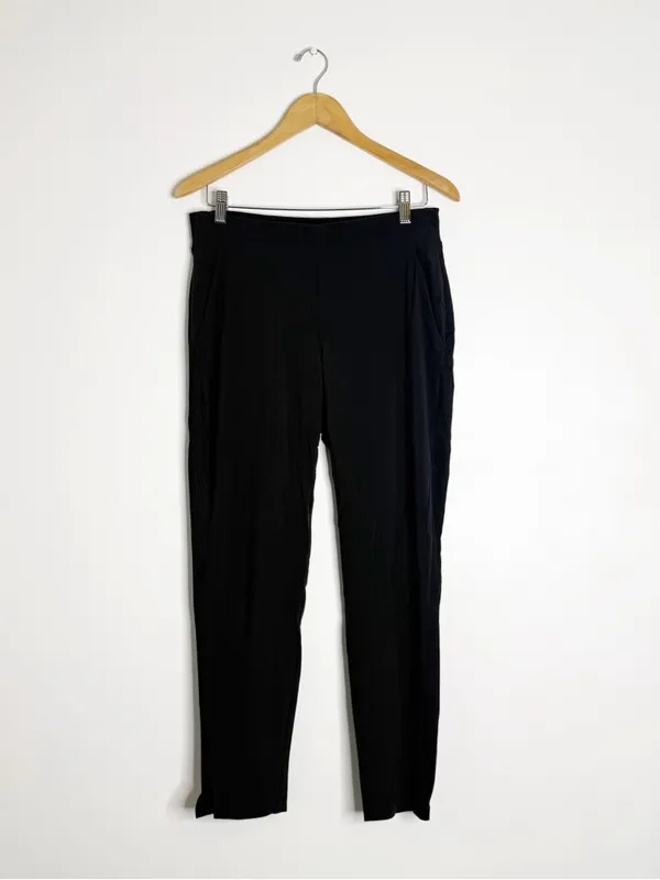 Athleta Black Slim Ankle Pants Size 6 Stretch Pull On Work Travel - Image 8