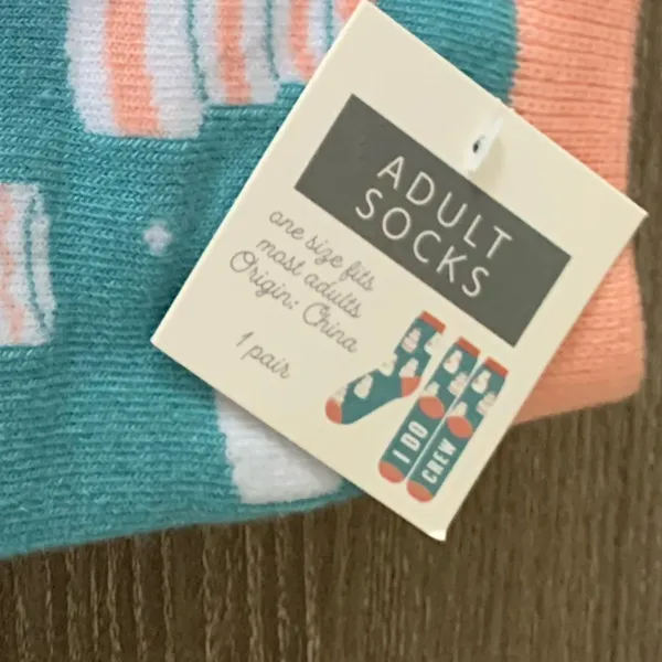 Socks Cake Champagne Celebration Blue Orange Pair Set Two I Do Crew Wedding - Image 3