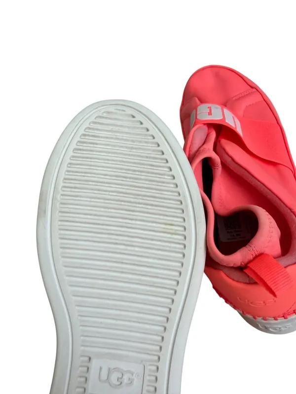 UGG Neon Orange Pink Hi Top Sneakers Size US 9 - Image 5