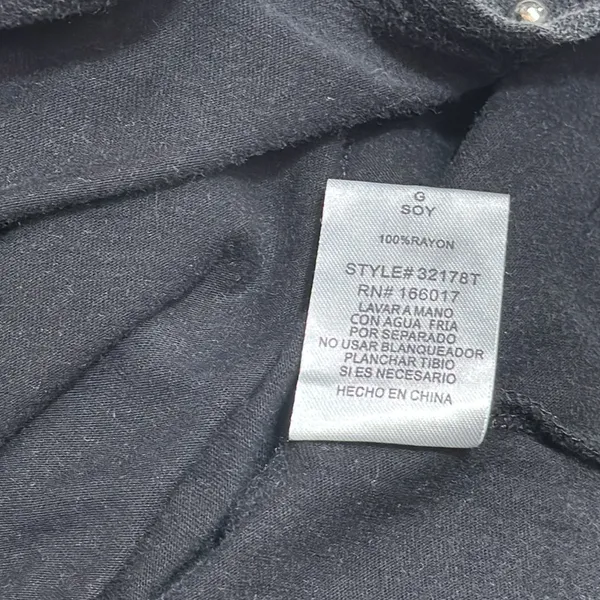 Blue B . Elegant Gray Women's Top Sz L Size L - Image 6