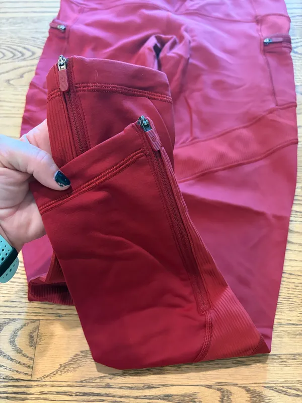 Lululemon Keep The Fleece Tight 28” Dark Sport Red - Image 8