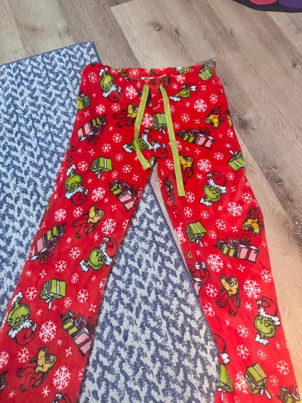 Grinch pajama pants Red Size M - Image 3