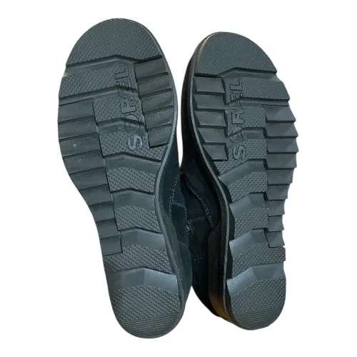 •Black Suede Ankle Boots - Image 7