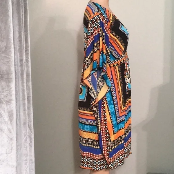 Laura Max dress. EUC Blue Size L - Image 3