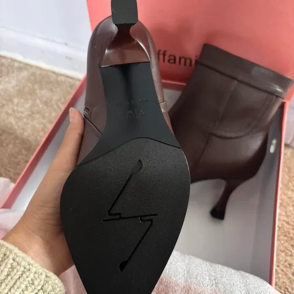 Womens Ankle Boots Pointed Toe Kitten Heel Booties Sexy Summer Autumn Short Boots With Zipper 2.5 Inches - Image 3
