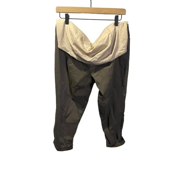 Isabel Maternity Pants By Ingrid & Isabel Size 14 Taupe‎ Stretchy - Image 5