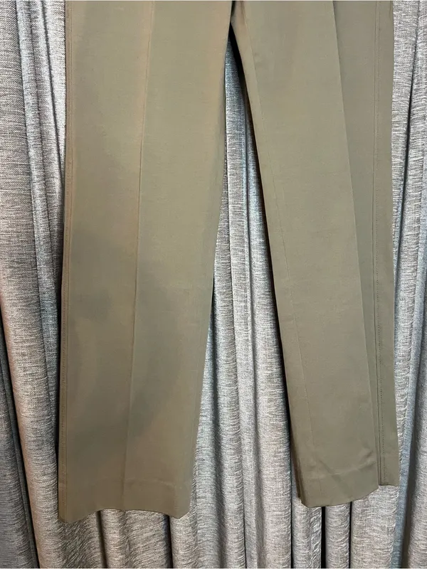 NWT Gap Khaki GapStretch Straight Dress Pants Classic Flat Front Trousers Size 8 - Image 6
